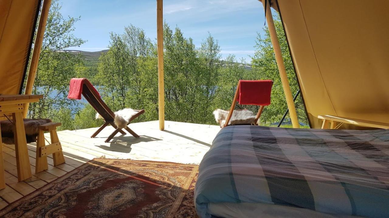 Fjallnaes Camping & Lodges Ostra Malmagen Екстер'єр фото